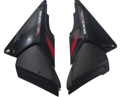 TAPAS LATERALES, SET BRUNO 200CGL NEGRO